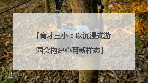 育才三小：以沉浸式游园会构建心育新样态