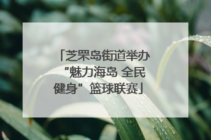 芝罘岛街道举办“魅力海岛 全民健身”篮球联赛