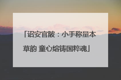 诏安官陂：小手称量本草韵 童心熔铸国粹魂