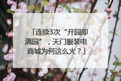 连续3次“开园即满园”，天门服装电商城为何这么火？