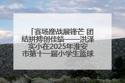 赛场鏖战展锋芒 团结拼搏创佳绩——洪泽实小在2025年淮安市第十一届小学生篮球比赛中再获佳绩