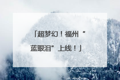 超梦幻！福州“蓝眼泪”上线！