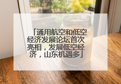 通用航空和低空经济发展论坛首次亮相，发展低空经济，山东机遇多