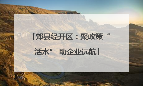 郏县经开区：聚政策“活水” 助企业远航