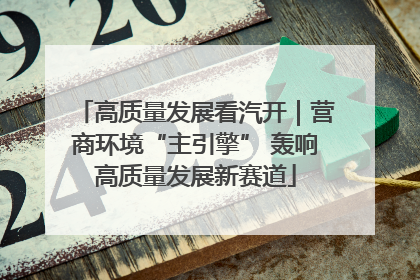 高质量发展看汽开｜营商环境“主引擎” 轰响高质量发展新赛道