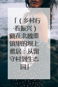 （乡村行·看振兴）藏在北魏重镇里的坝上雅居：从留守村到生态园