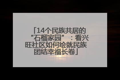 14个民族共居的“石榴家园”：看兴旺社区如何绘就民族团结幸福长卷