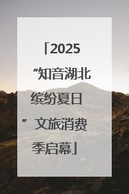 2025“知音湖北 缤纷夏日”文旅消费季启幕