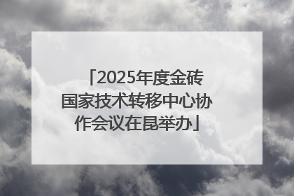 2025年度金砖国家技术转移中心协作会议在昆举办