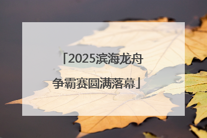 2025滨海龙舟争霸赛圆满落幕