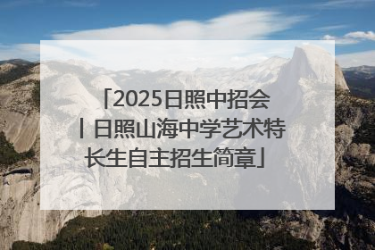 2025日照中招会丨日照山海中学艺术特长生自主招生简章