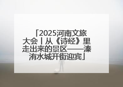 2025河南文旅大会丨从《诗经》里走出来的景区——溱洧水城开街迎宾