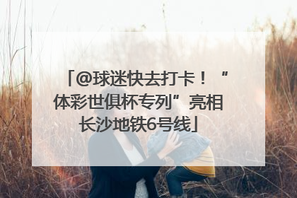 @球迷快去打卡！“体彩世俱杯专列”亮相长沙地铁6号线